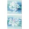 Sea Life Coral by Lisa Audit 14" x 14" Canvas Wall Art (Set of 2)